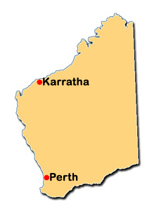 Image result for map karratha
